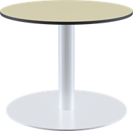 White Halo Side Table